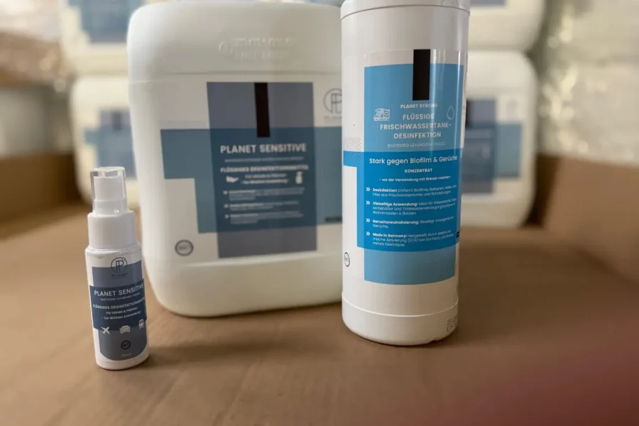 Planet Innovation Produktpalette. Sprühflasche, 1L und 5L